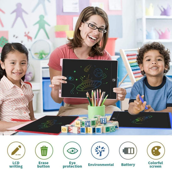 LCD Writing Tablet 8.5-Inch - Portable Erasable Reusable Writing & Drawing Pad for Kids – alternate view