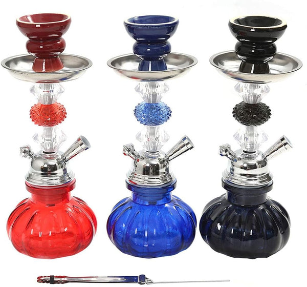 Portable Hookah Set | Mini Pumpkin Hookah with Accessories & Silicone Hose – alternate view