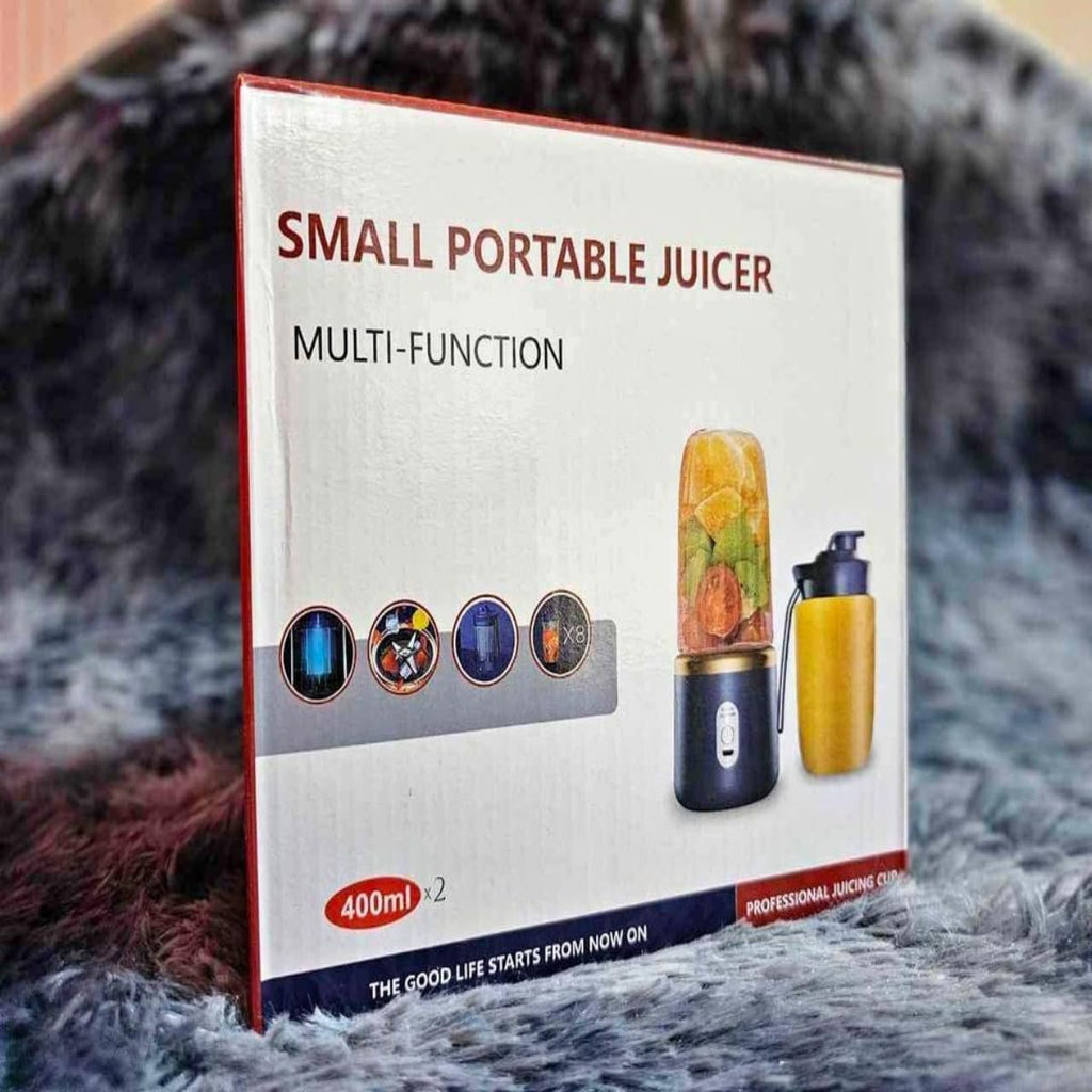 Mini Portable Juicer Blender - 6-Blade Wireless Smoothie & Milkshake Maker
