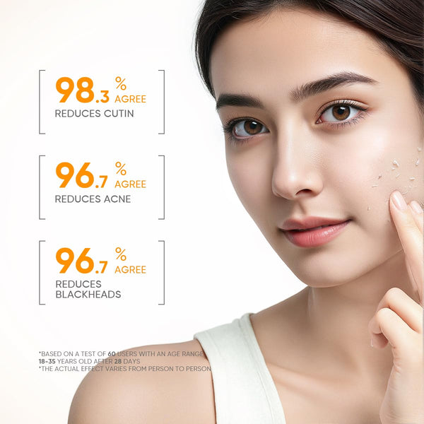 Orange Whitening Exfoliating Brightening Gel – Mild Citrus Facial Exfoliator for Smooth & Radiant Skin – alternate view