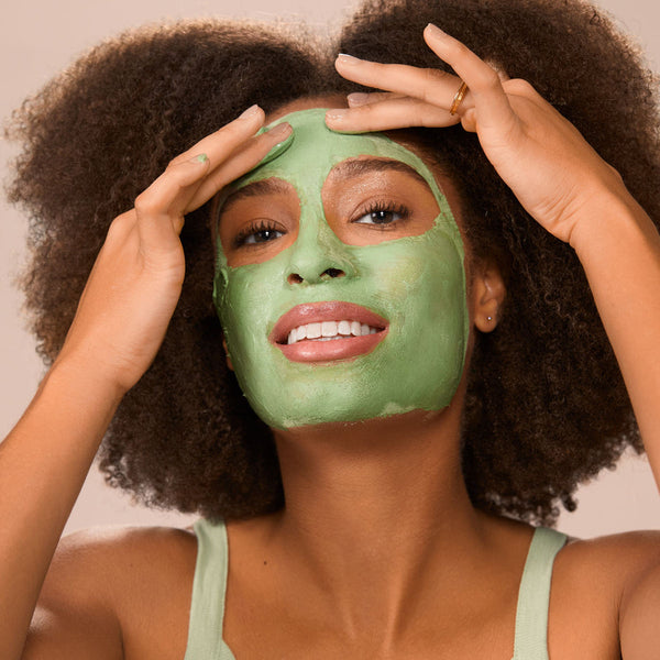 Detoxifying Japanese Matcha Cream Facial Mask – Pore Purifying Antioxidant Green Tea Skincare Treatment – alternate view