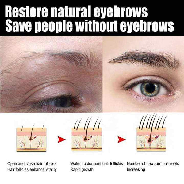 Usma Grass Hair Growth Essence – Natural Eyebrow, Eyelash & Hairline Nourishing Liquid Extract (10ml)