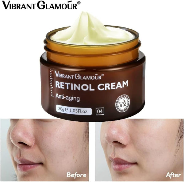 Retinol Face Cream – Whitening, Anti-Wrinkle & Deep Moisturizer for Dry Skin | Skin Firming & Rejuvenation – alternate view