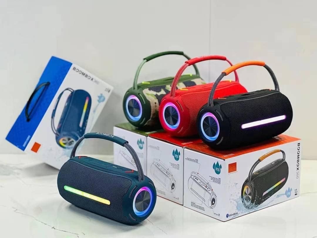 JBL X360 20W Bluetooth Outdoor Speaker β RGB LED, TWS Stereo, FM Radio