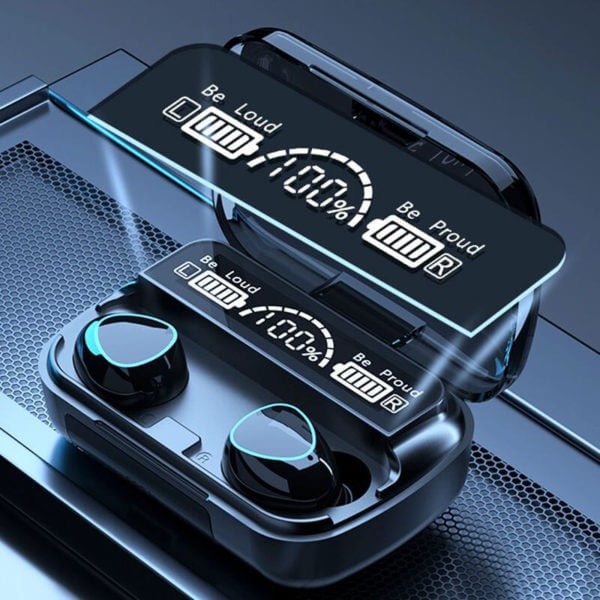 M10 TWS Wireless Earphones – High-Quality Bluetooth Earbuds with Noise Reduction & Touch Control – alternate view