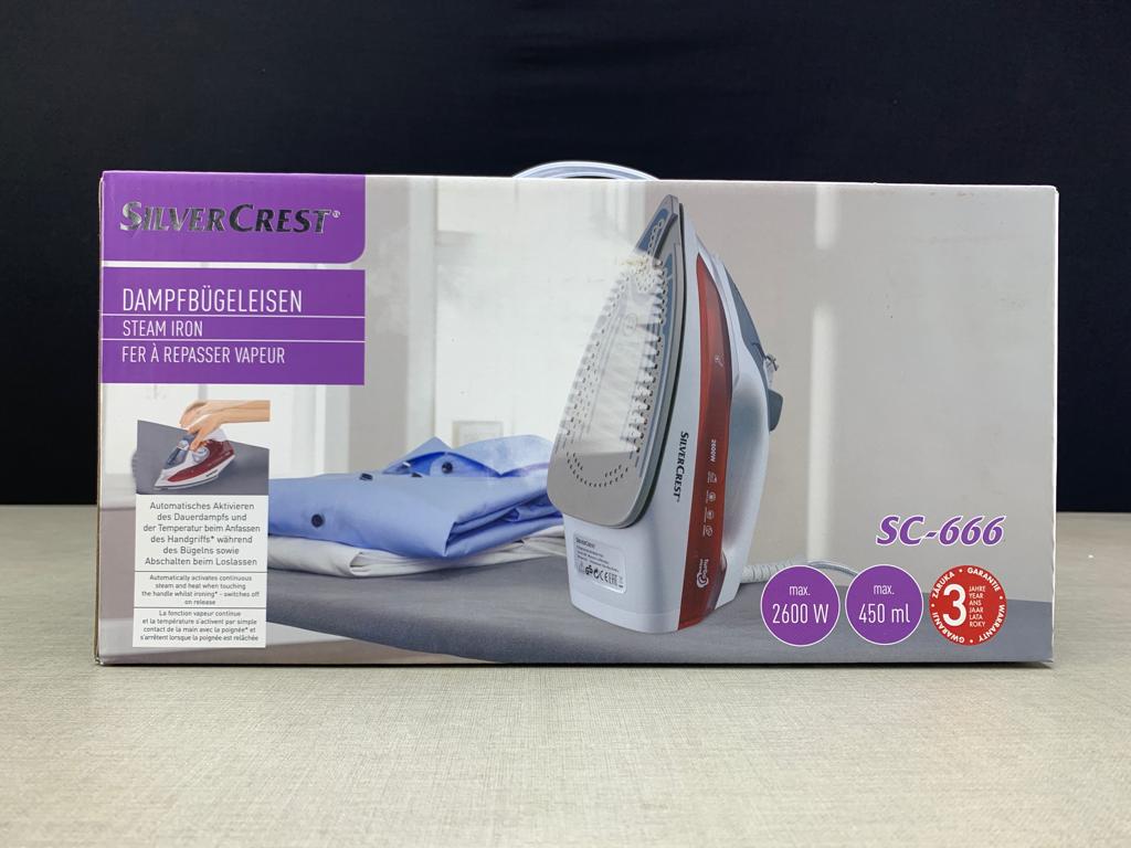 Silver Love CY-268 Dry Steam Iron – Ceramic Soleplate & Vertical Steam – UAE’s Best Iron for Effortless Garment Care