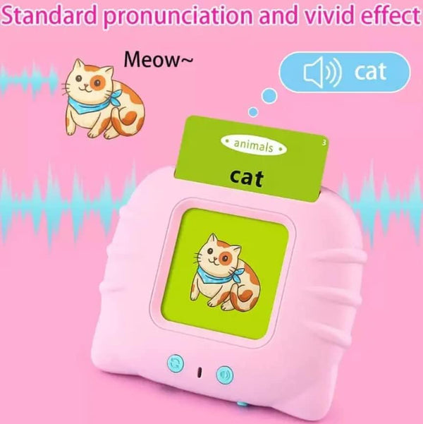 Card Gallery Preschool Learning Toys - Intelligent Electric Kids Language Card Reader – alternate view