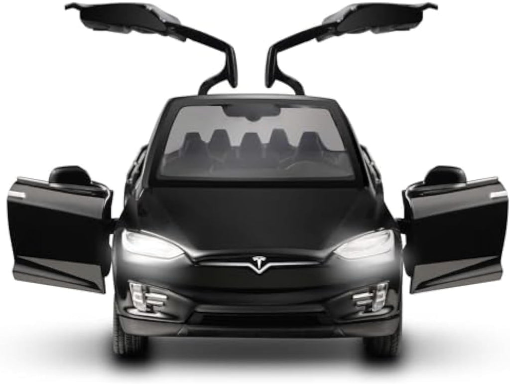 Diecast Model Tesla Toy Cars - Toy Car with Sound & Light Features