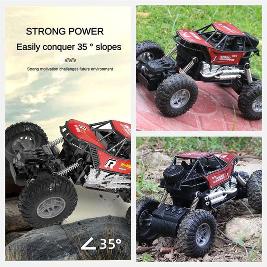 Remote Control Off-Road Climbing Car - High-Speed Drift Racing Toy with Rechargeable Battery