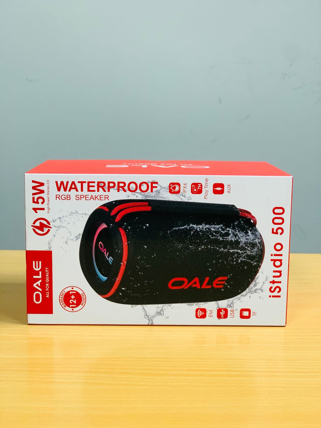 Oale iStudio 500 Waterproof Wireless Speaker - 150W Bluetooth Speaker with Long Battery Life