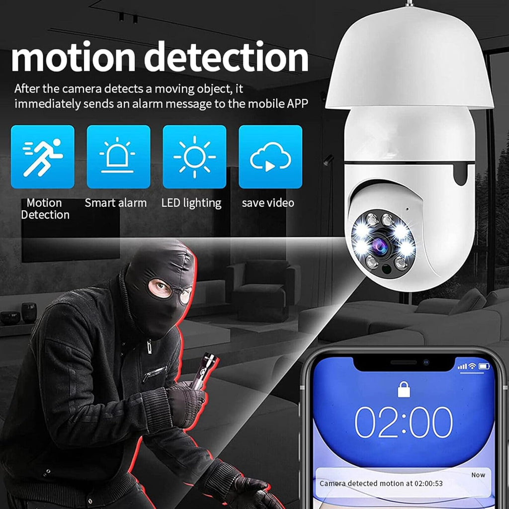 360° Captivating WiFi Panorama Camera - Outdoor Smart CCTV for Home Security