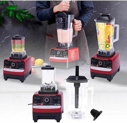 Commercial-Grade 4500W Blender - Silver Crust 2-in-1 Juicer & Smoothie Maker