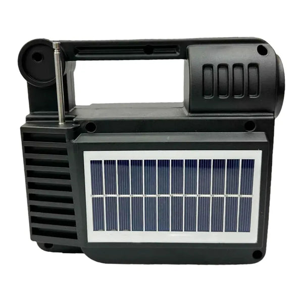 Portable Solar Powered Speaker with Flashlight - Outdoor Wireless Bluetooth Speaker