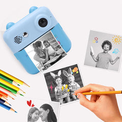 Instant Print Camera for Kids - 50MP HD Digital Camera with 16x Zoom & 2.4" IPS Screen
