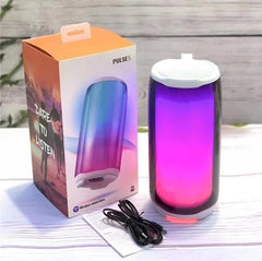 Calus Puls 5 Waterproof Speaker with 360° Light Show, JBL Pro Sound, and 12 Hours Playtime - Bluetooth Wireless, Dustproof