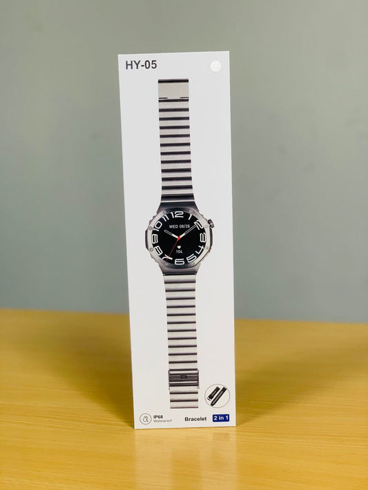 HY-05 Stainless Steel Waterproof Watch | Durable, Stylish, and Water-Resistant