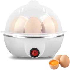 Egg Poucher 350W Electric Egg Cooker - Steamer & Beater for 7 Eggs