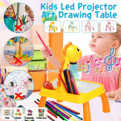 Intelligent LED Projector Art Drawing Table for Children