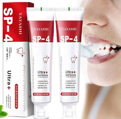Yayashi SP-4 Ultra+ Whitening Toothpaste – Super Probiotic Deep Cleaning & Stain Removal Formula for Bright, Healthy Teeth