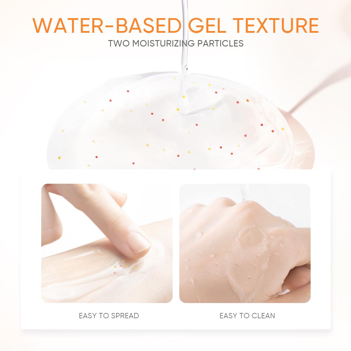 Orange Whitening Exfoliating Brightening Gel – Mild Citrus Facial Exfoliator for Smooth & Radiant Skin