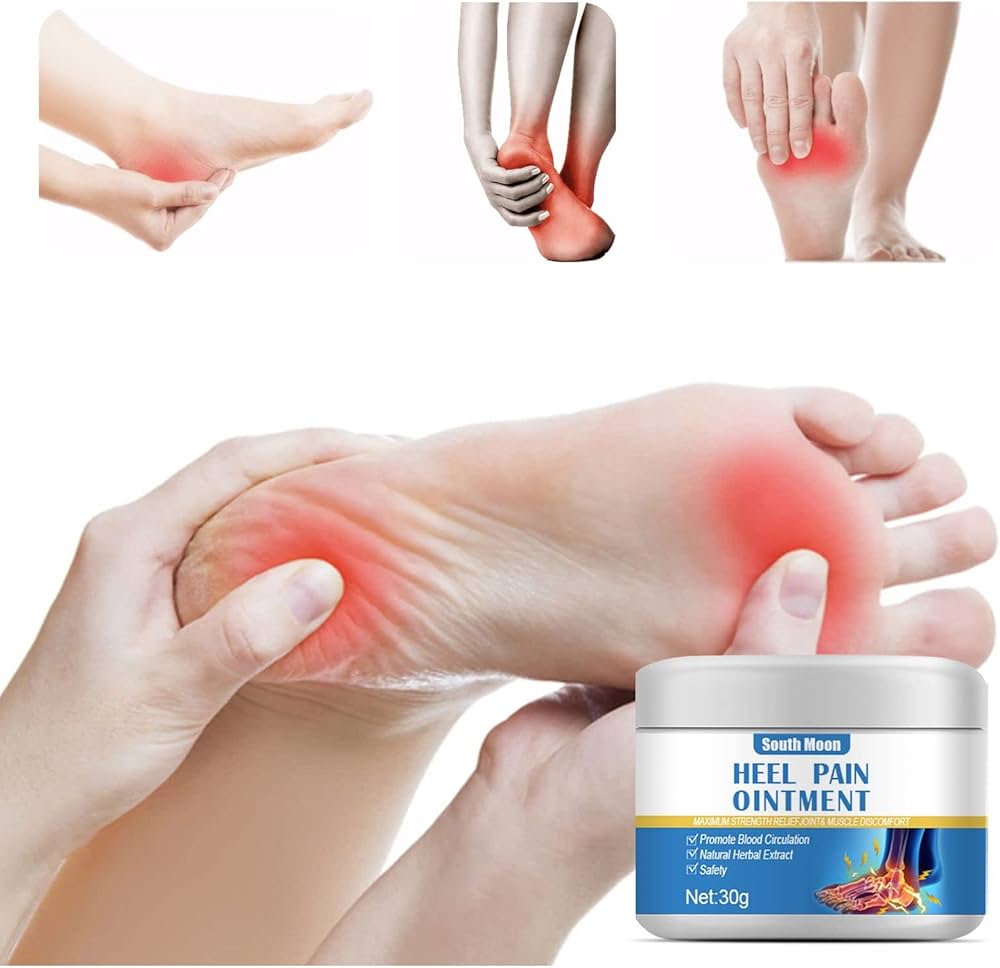 South Moon Heel Pain Herbal Ointment – Natural Pain Relief Cream for Heel, Arthritis, Rheumatism & Bone Spur Treatment