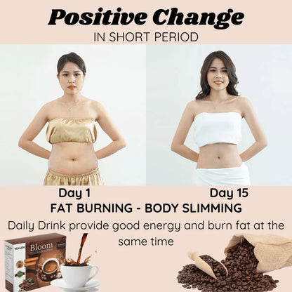 Collagen Coffee Powder Sachets – Beauty-Enhancing Slimming Coffee with Herbal Extracts for Weight Loss & Glowing Skin