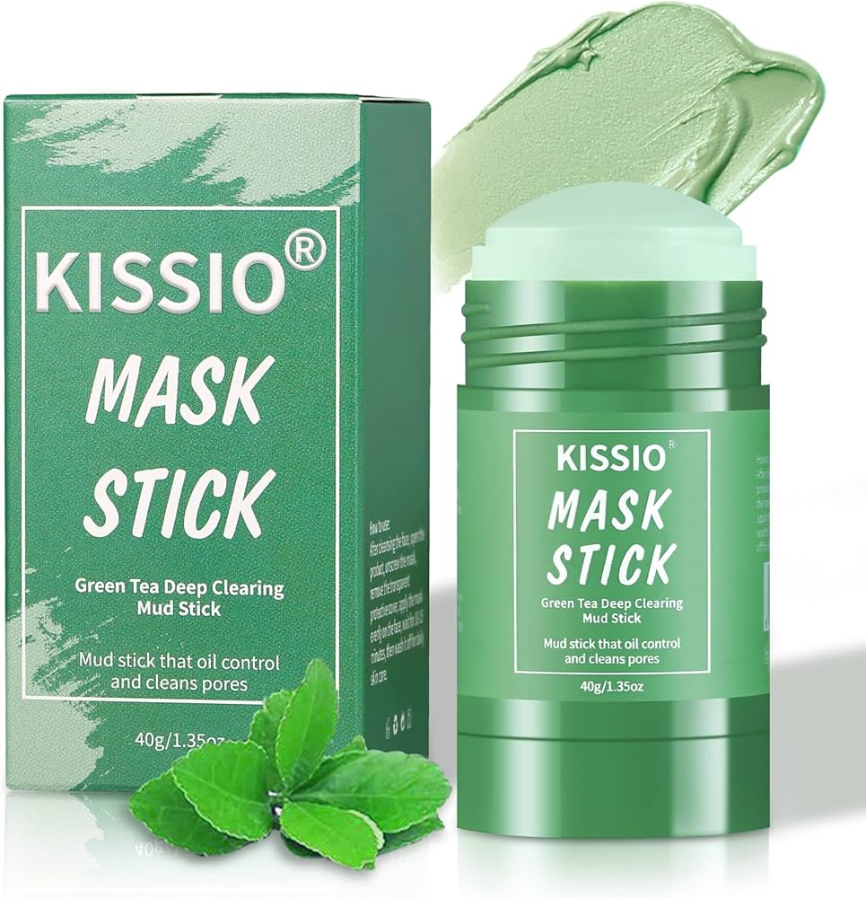 Green Tea Mask Stick – Deep Cleansing & Blackhead Removal Clay Mask with Natural Green Tea Extract (40g)