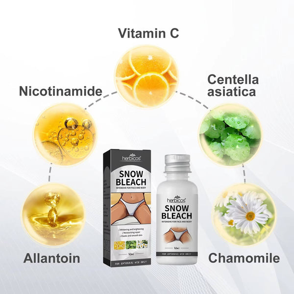 Herbicos Snow Bleach – Intensive Whitening & Brightening Cream for Face and Body