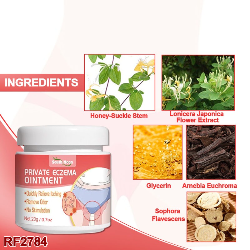 South Moon Female Private Eczema Ointment – Soothing Anti-Itch & Odor Control Cream for Sensitive Skin (20g)