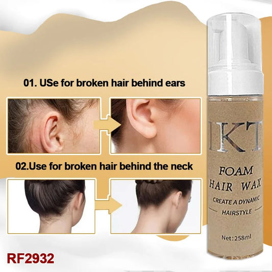 IKT Hair Wax Foam 258 ml – Firm Hold & Volume Styling Foam
