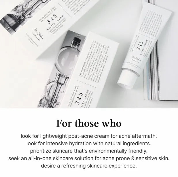 Dr. Althea 345 Relief Cream 50ml | Soothing & Repair Moisturizer for Sensitive Skin