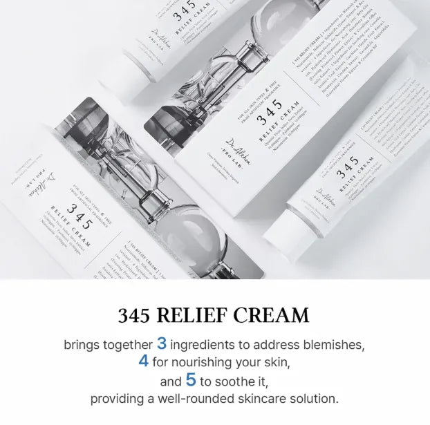Dr. Althea 345 Relief Cream 50ml | Soothing & Repair Moisturizer for Sensitive Skin