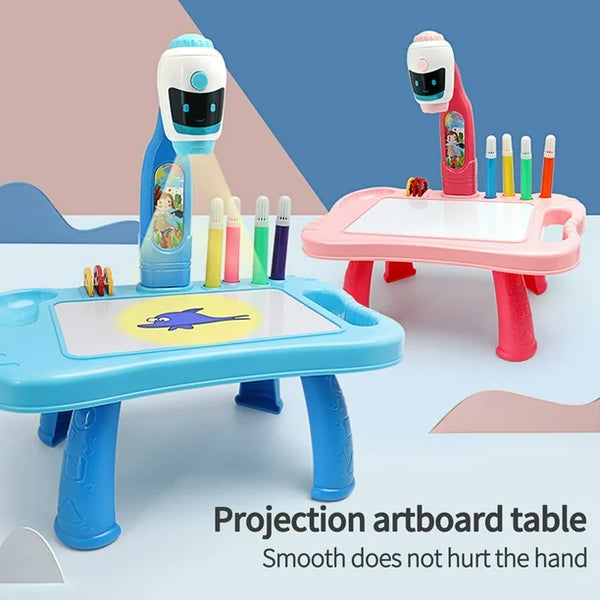 Intelligent LED Projector Art Drawing Table for Children