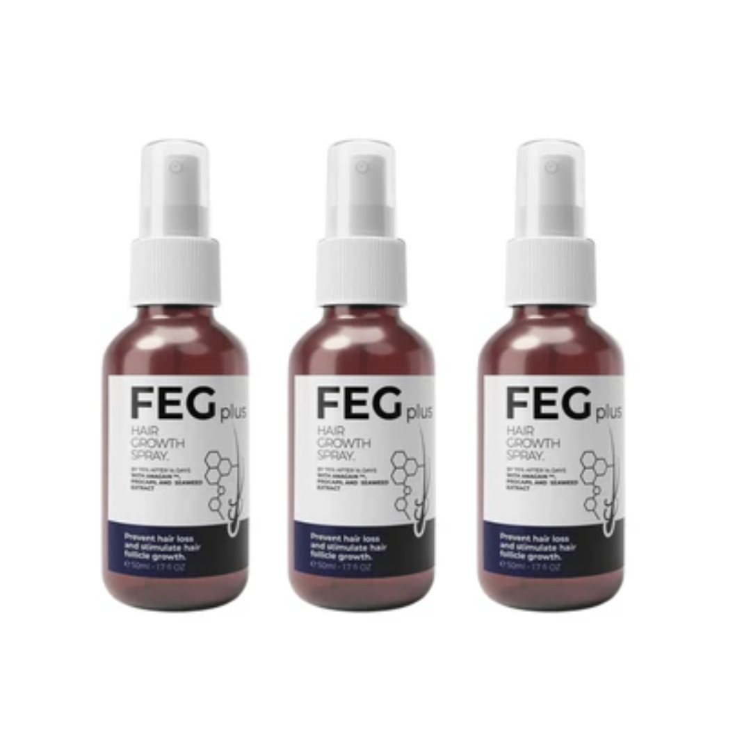 FEG Hair Growth Spray – Natural Anti-Hair Loss & Follicle Stimulating Treatment for Thicker, Fuller Hair (50ml)