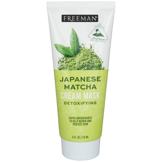 Detoxifying Japanese Matcha Cream Facial Mask – Pore Purifying Antioxidant Green Tea Skincare Treatment